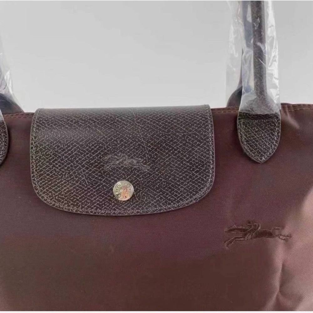 Medium Longchamp Chocolate Brown Shoulder Bag - Picture 7 of 11